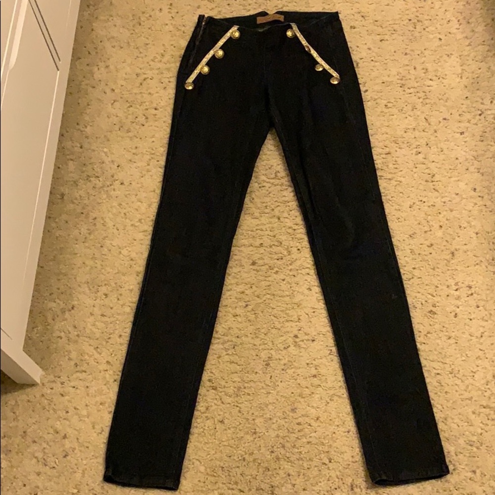 Gold Studded Jeans
